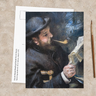 Pierre-Auguste Renoir - Claude Monet lesend Postkarte