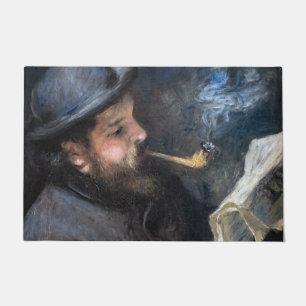Pierre-Auguste Renoir - Claude Monet Reading Fußmatte