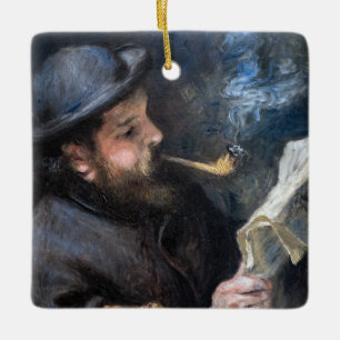 Pierre-Auguste Renoir - Claude Monet Reading Keramikornament