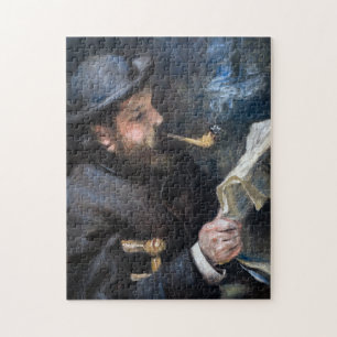 Pierre-Auguste Renoir - Claude Monet Reading Puzzle