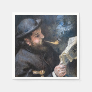 Pierre-Auguste Renoir - Claude Monet Reading Serviette