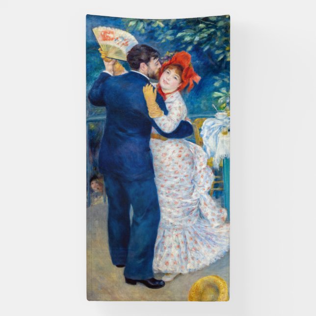 Pierre Auguste Renoir - Country Dance Banner (Vertikal)