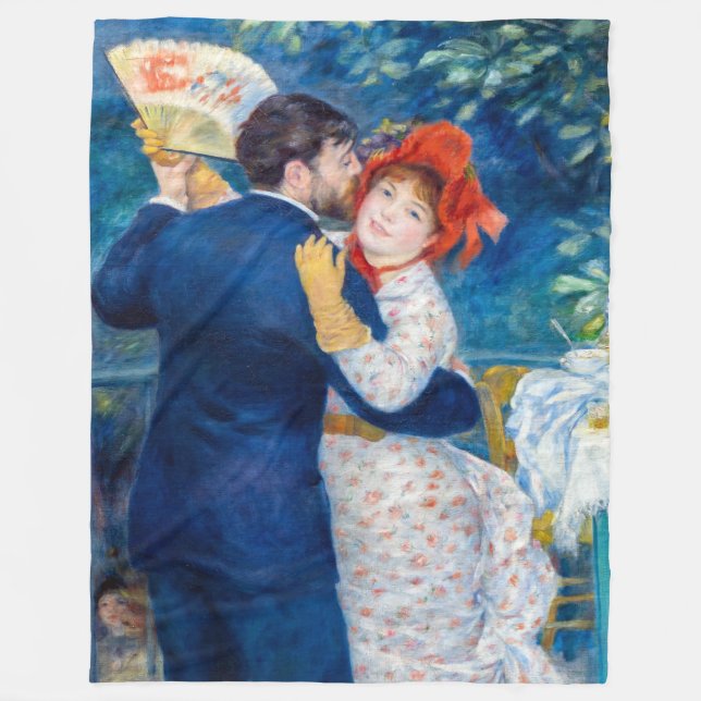 Pierre-Auguste Renoir - Country Dance Fleecedecke (Vorderseite)