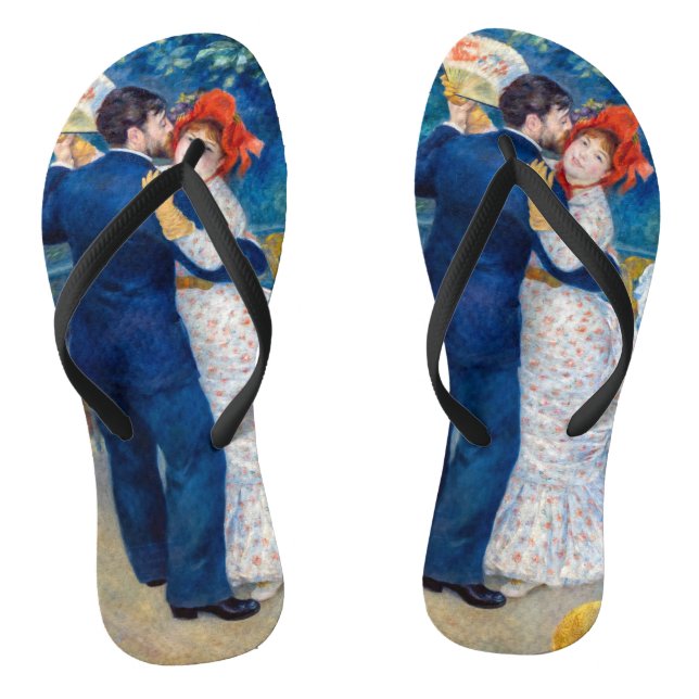 Pierre-Auguste Renoir - Country Dance Flip Flops (Fußbett)