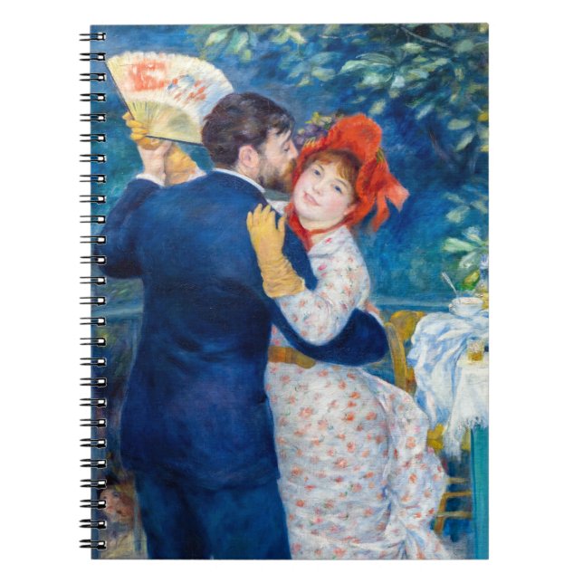 Pierre-Auguste Renoir - Country Dance Notizblock (Vorderseite)