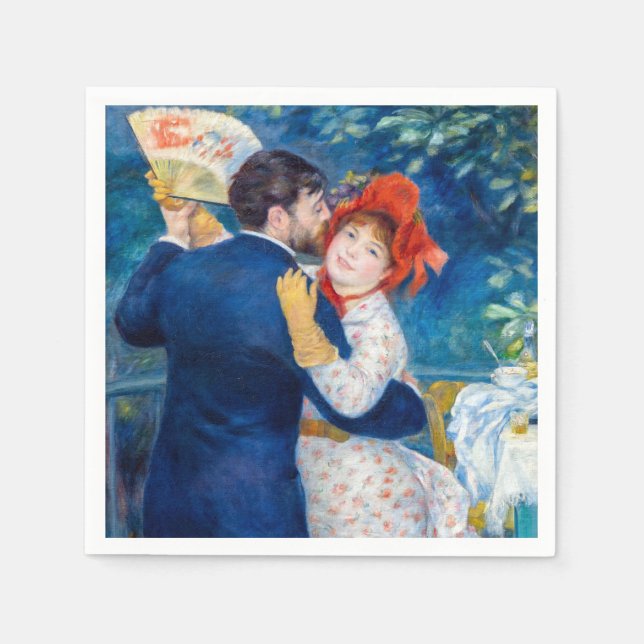 Pierre-Auguste Renoir - Country Dance Serviette (Vorderseite)