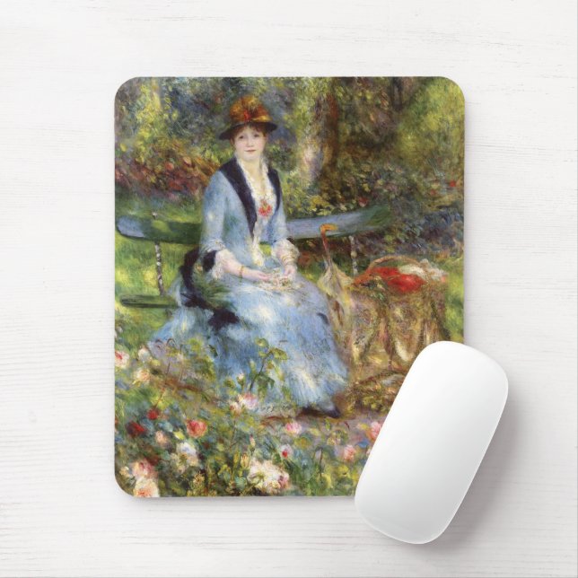 Pierre-Auguste Renoir - Dans les Rose Mousepad (Mit Mouse)