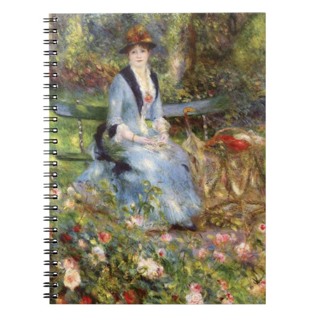 Pierre-Auguste Renoir - Dans les Rose Notizblock (Vorderseite)