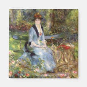 Pierre-Auguste Renoir - Dans les Rose P Magnet