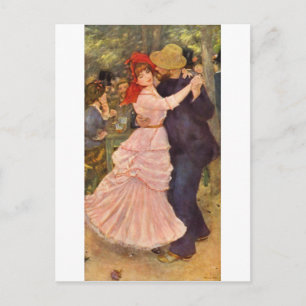 Pierre-Auguste Renoir - Danse à Bougival (1883) Postkarte