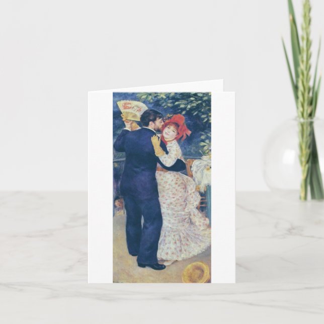 Pierre-Auguste Renoir - Danse à La campagne (1883) Karte (Vorderseite)