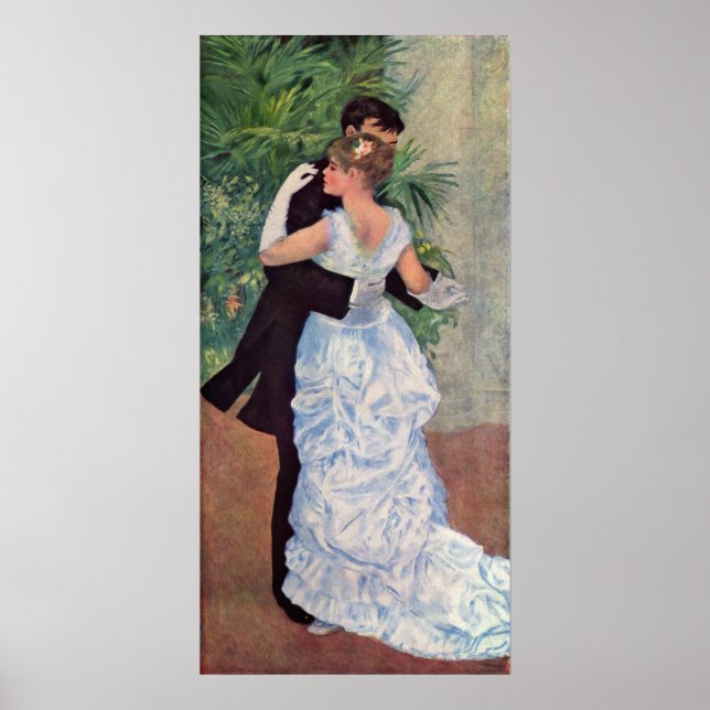 Pierre-Auguste Renoir - Danse à la ville (1883) Poster (Vorne)