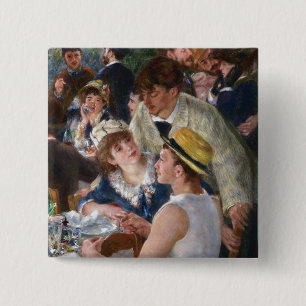 Pierre-Auguste Renoir - Das Boating-Party-Mittages Button