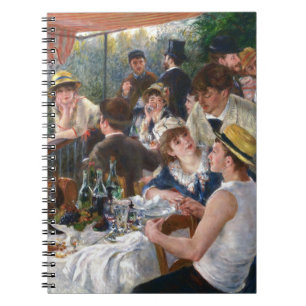 Pierre-Auguste Renoir - Das Boating-Party-Mittages Notizblock