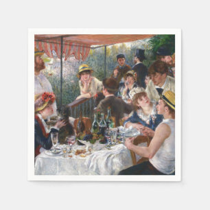 Pierre-Auguste Renoir - Das Boating Party-Mittages Serviette