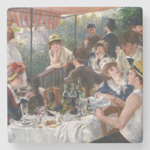 Pierre-Auguste Renoir - Das Boating Party-Mittages Steinuntersetzer