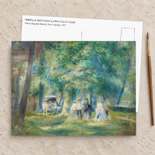 Pierre-Auguste Renoir - Das Fest in Saint-Cloud Postkarte