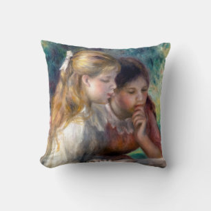 Pierre-Auguste Renoir - Das Lesen Kissen