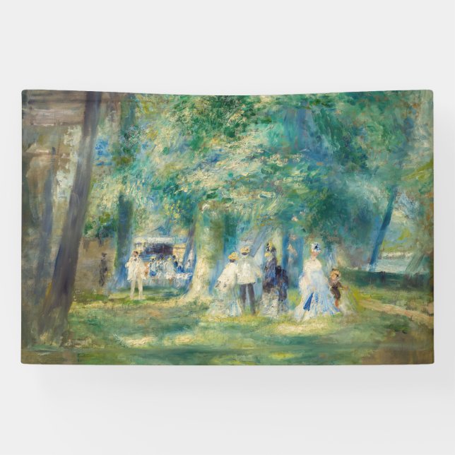 Pierre-Auguste Renoir - Das Party in Saint-Cloud Banner (Horizontal)