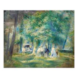 Pierre-Auguste Renoir - Das Party in Saint-Cloud Fotodruck