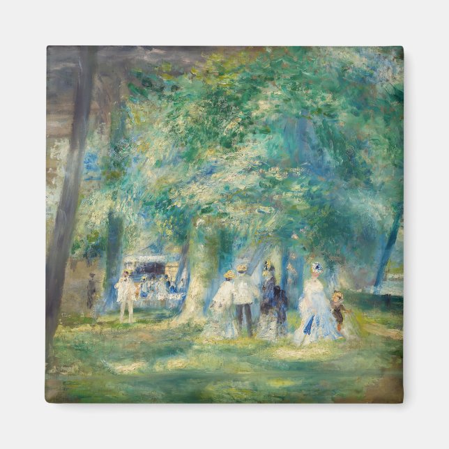 Pierre-Auguste Renoir - Das Party in Saint-Cloud Magnet (Vorne)