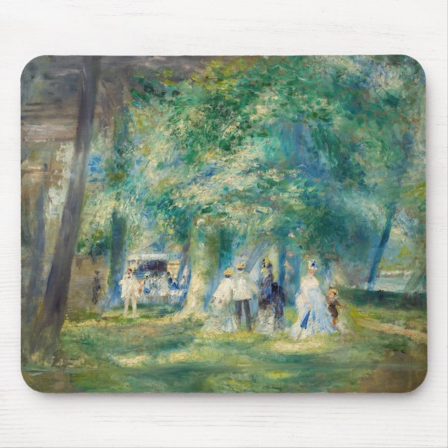 Pierre-Auguste Renoir - Das Party in Saint-Cloud Mousepad (Vorne)