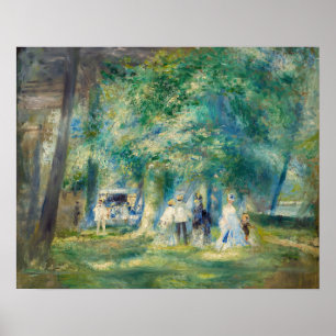 Pierre-Auguste Renoir - Das Party in Saint-Cloud Poster