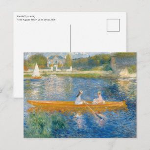 Pierre-Auguste Renoir - Der Skiff Postkarte