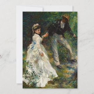 Pierre-Auguste Renoir - Der Spaziergang Dankeskarte
