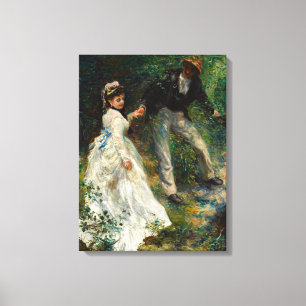 Pierre-Auguste Renoir - Der Spaziergang Leinwanddruck
