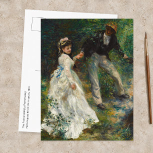 Pierre-Auguste Renoir - Der Spaziergang Postkarte