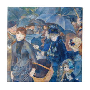 Pierre-Auguste Renoir - Die Regenschirme Fliese