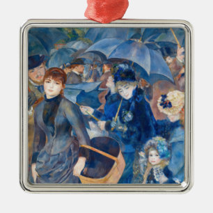 Pierre-Auguste Renoir - Die Regenschirme Ornament Aus Metall