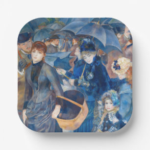 Pierre-Auguste Renoir - Die Regenschirme Pappteller