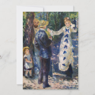 Pierre-Auguste Renoir - Die Schaukel Einladung