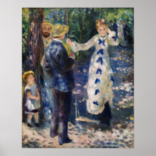 Pierre-Auguste Renoir - Die Schaukel Poster