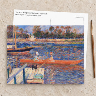 Pierre-Auguste Renoir - Die Seine bei Argenteuil Postkarte