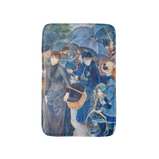 Pierre-Auguste Renoir - Die Umbrellas Badematte (Vorderseite Vertikal)
