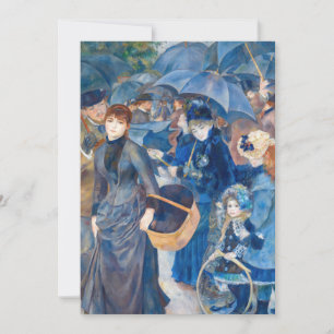 Pierre-Auguste Renoir - Die Umbrellas Einladung