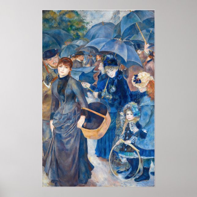 Pierre-Auguste Renoir - Die Umbrellas Poster (Vorne)