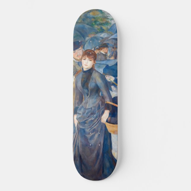 Pierre-Auguste Renoir - Die Umbrellas Skateboard (Vorderseite)