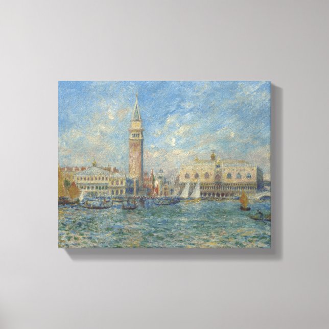 Pierre Auguste Renoir Doges Palace Venice Leinwanddruck (Vorderseite)