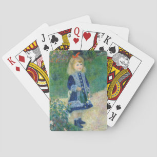 Pierre-Auguste Renoir - Ein Mädchen mit einer Gieß Spielkarten