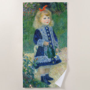 Pierre-Auguste Renoir - Ein Mädchen mit einer Gieß Strandtuch