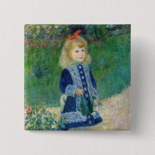 Pierre-Auguste Renoir - Ein Mädchen mit einer Wass Button (Vorderseite)