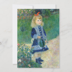 Pierre-Auguste Renoir - Ein Mädchen mit einer Wass Einladung