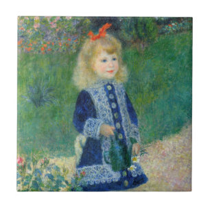 Pierre-Auguste Renoir - Ein Mädchen mit einer Wass Fliese