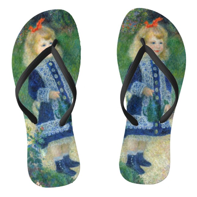 Pierre-Auguste Renoir - Ein Mädchen mit einer Wass Flip Flops (Fußbett)