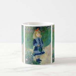 Pierre-Auguste Renoir - Ein Mädchen mit einer Wass Kaffeetasse