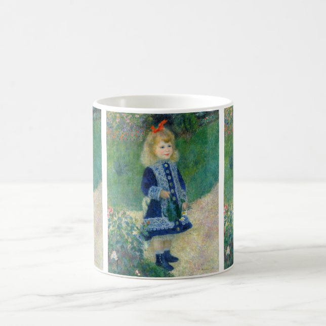 Pierre-Auguste Renoir - Ein Mädchen mit einer Wass Kaffeetasse (Mittel)